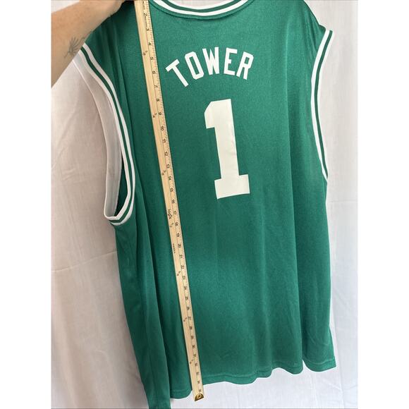 Celtics Vintage NBA Boston Basketball Jersey #1 Tower Size 2XL - Picture 5 of 7